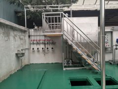 東莞麗利涂料廢水施工現場